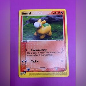 POKÉMON DRAGON NUMEL CARD; 69/97; e Reader card; Perfect Condition.